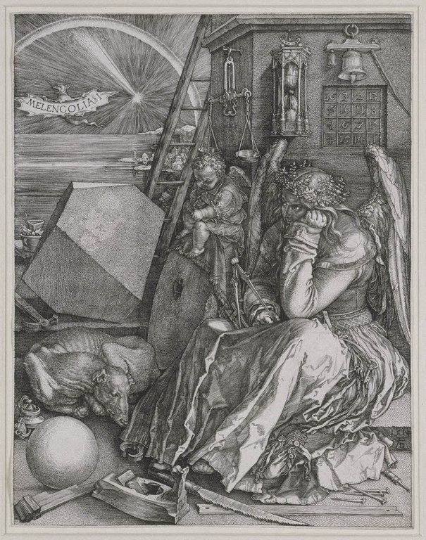 Albrecht Durer Melencolia I 1514 gravure Paris Louvre departement des Arts graphiques