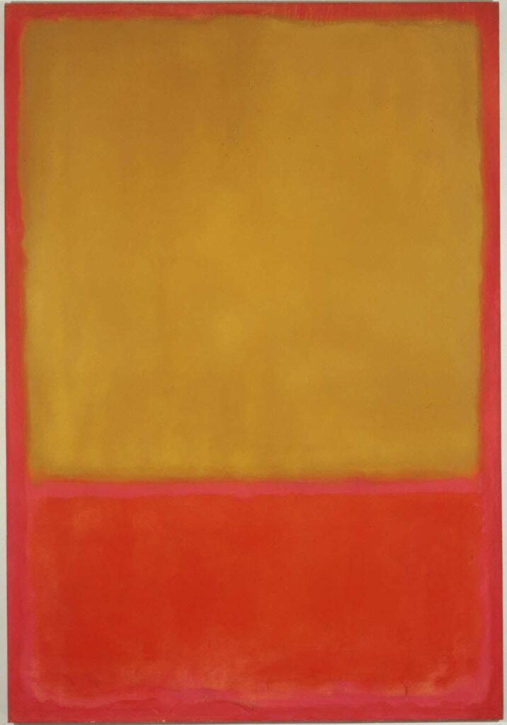 Marrk Rothko Ochre Red on Red 1954 huile sur toile 2353 x 1619 cm coll. The Phillips Colletion Washington