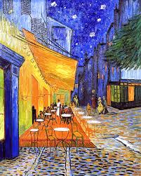 Terrasse du cafe le soir Vincent Van Gogh