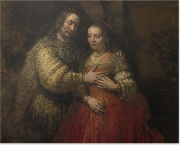 Les couleurs de l’amour 6 posters rembrandt la fiancee juive