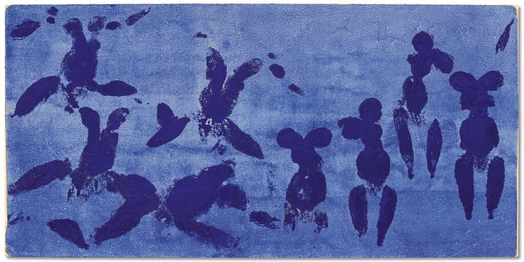 yves klein anthropometrie de lepoque bleue ant 124 anthropometry of the blue period ant 124 AID755511