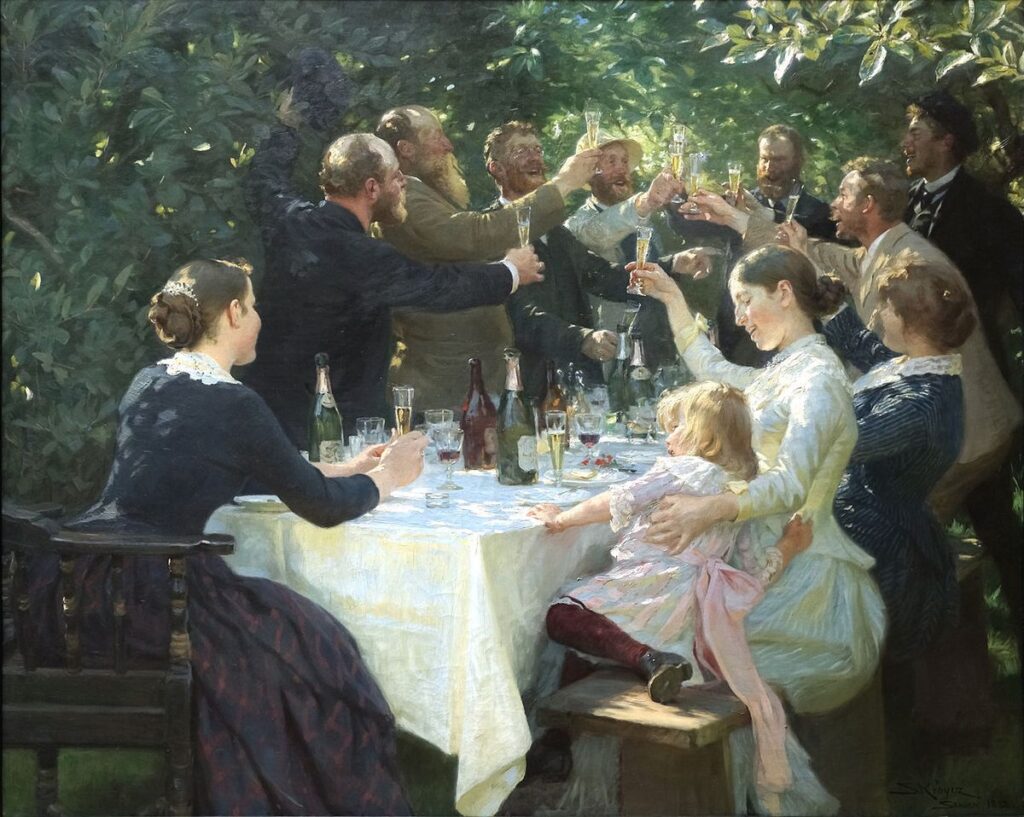 Hip Hip Hurra de Peder Severin Kroyer