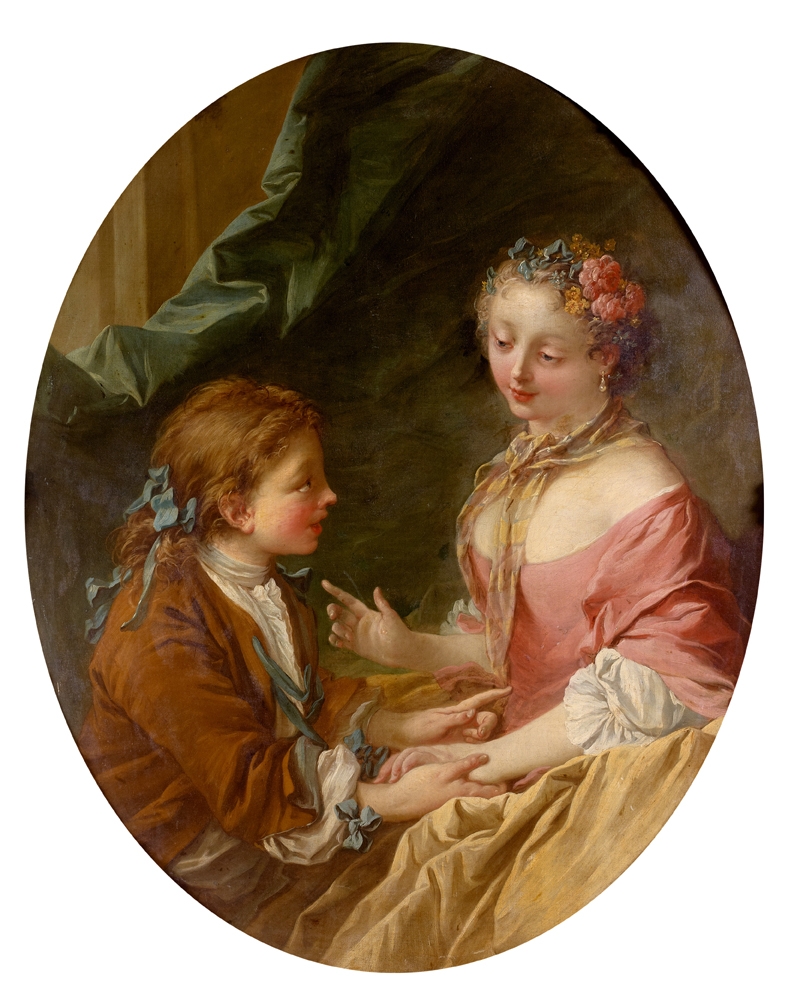 Comment la Peinture parle d'amour 12 Francois Boucher De trois choses en ferez vous une 1733 1734