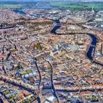 Haarlem Niederlande Luftaufnahme