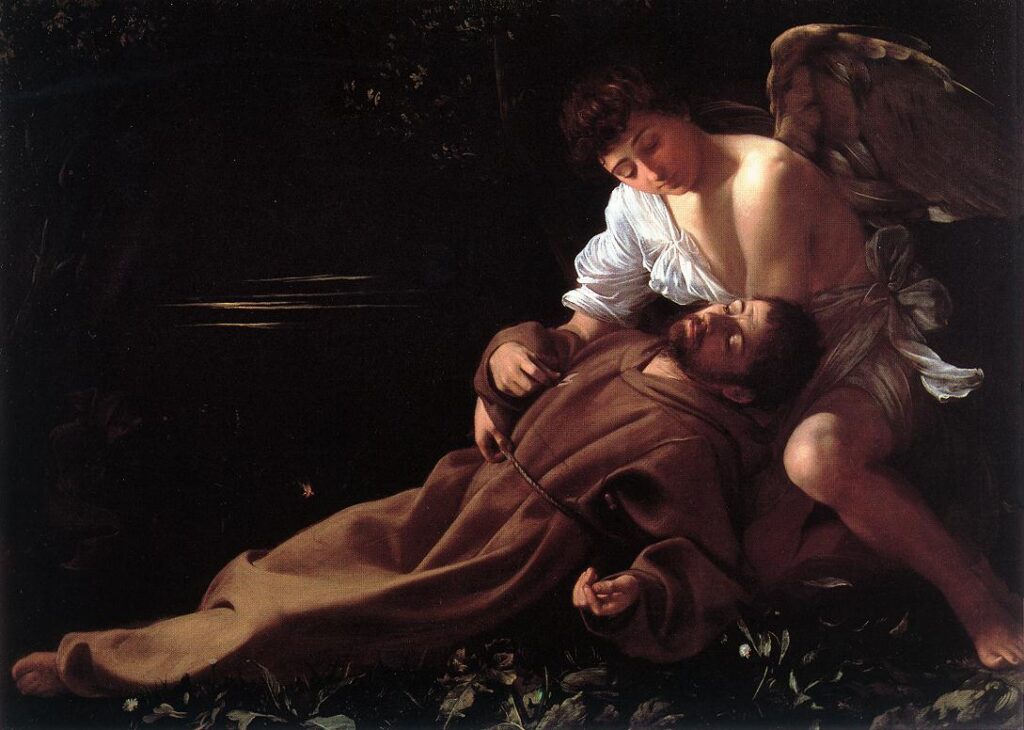 L’amour passion à l’époque baroque : aimer, posséder, transgresser 8 Le Caravage Lextase de Saint Francois