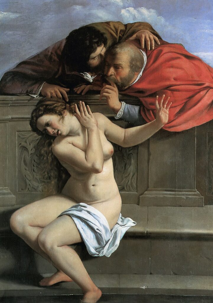 L’amour passion à l’époque baroque : aimer, posséder, transgresser 7 Susanna and the Elders 1610 Artemisia GentileschiFXD