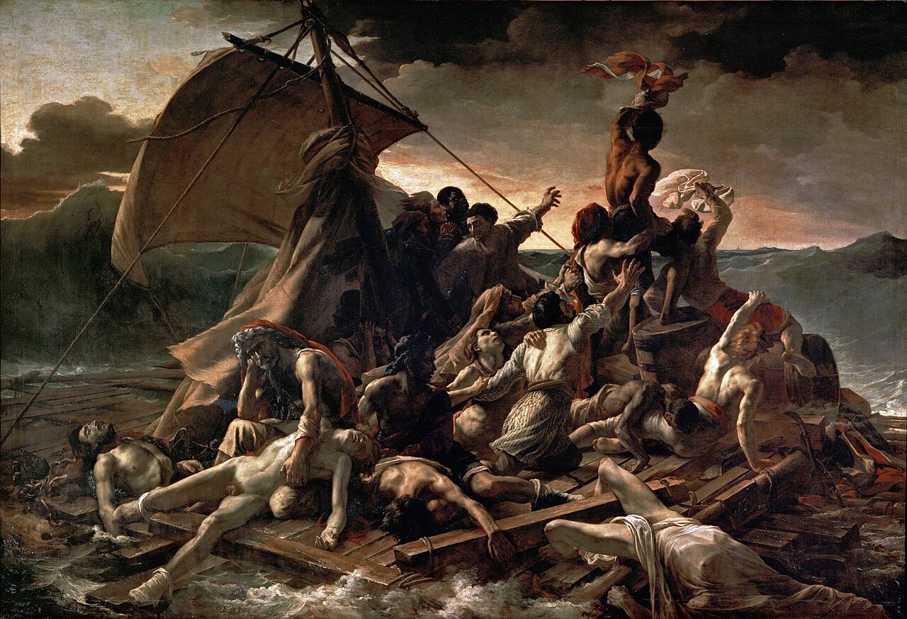 Cycle "Les Sagas de l'Art" : Le Radeau de la Méduse de Géricault (1819) 1 JEAN LOUIS THEODORE GERICAULT La Balsa de la Medusa Museo del Louvre 1818 19