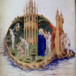 Pol de Limbourg The original sin Adam and Eve expelled from Paradise Miniature in The very rich MeisterDrucke 946992